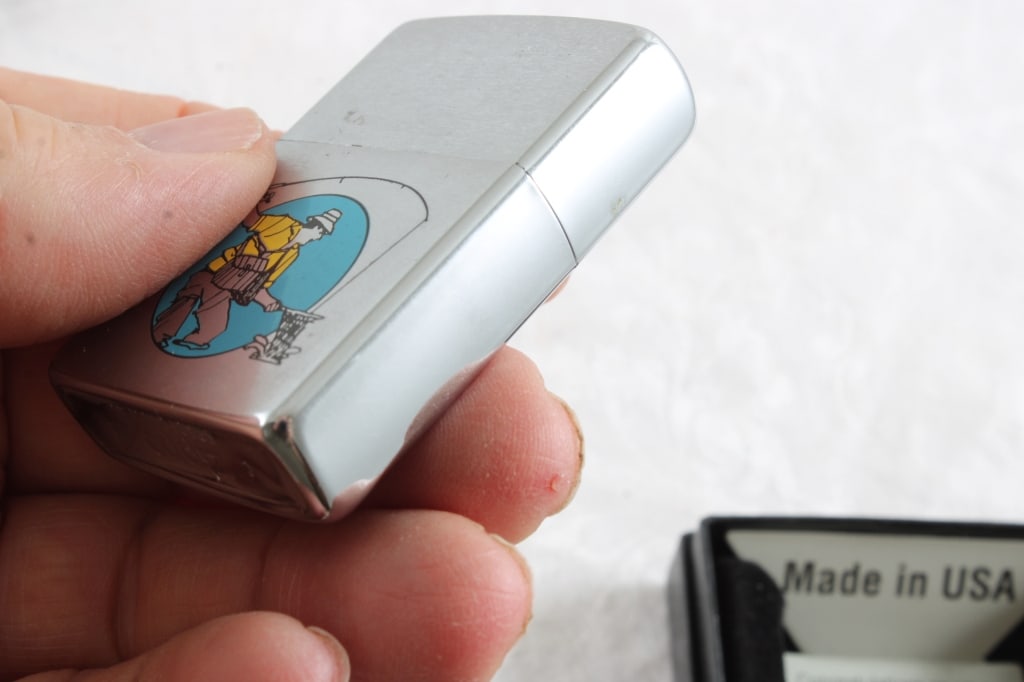 1968 Fisherman Zippo & 1976 Ship Lighters - 11