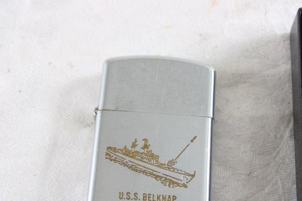 1968 Fisherman Zippo & 1976 Ship Lighters - 3
