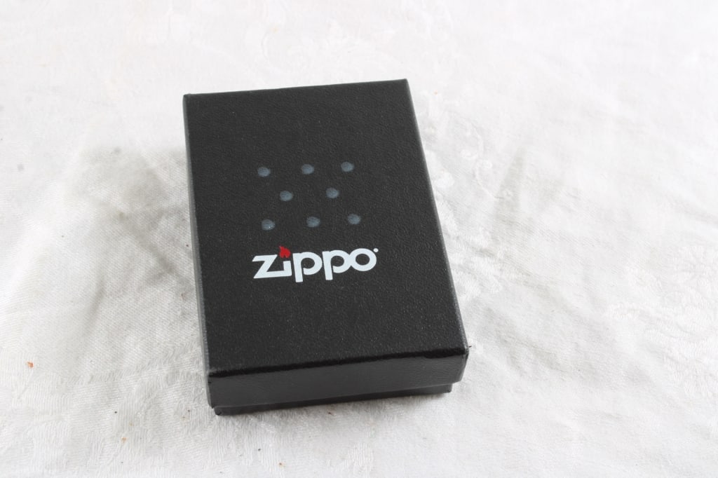 1981 Zippo w/Box & 1993 Zippo Brass Slim Lighters - 17