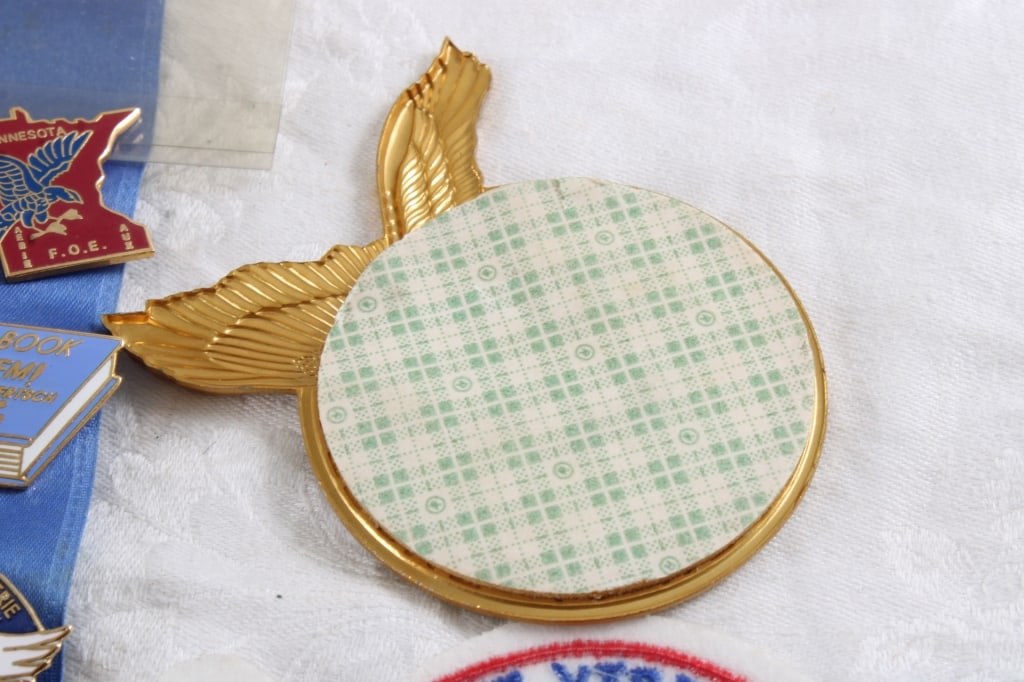 22 Fraternal Order of Eagles Pins, Patch, Emblem - 12