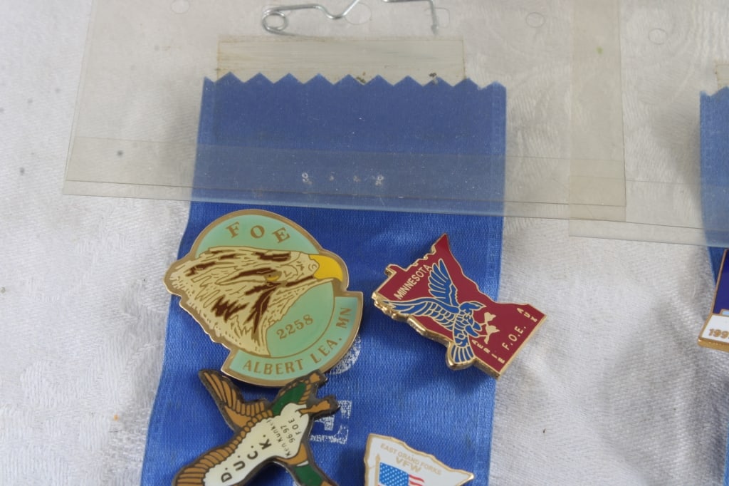 22 Fraternal Order of Eagles Pins, Patch, Emblem - 2
