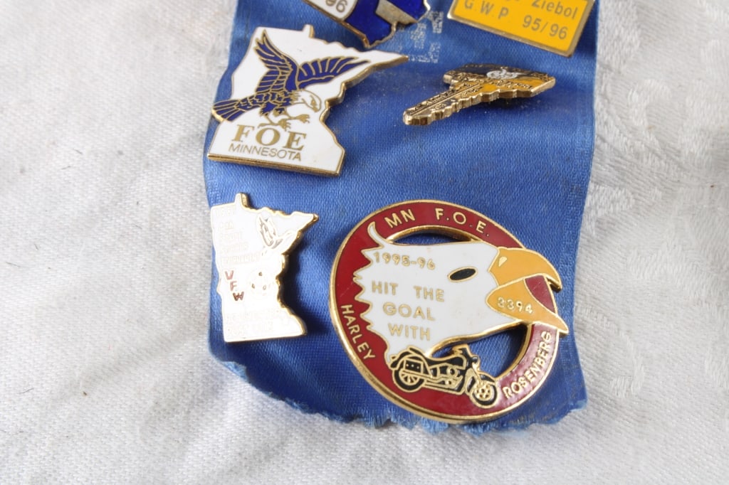 22 Fraternal Order of Eagles Pins, Patch, Emblem - 5
