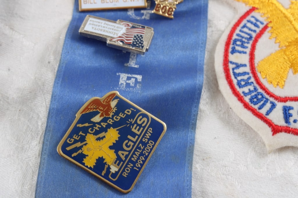 22 Fraternal Order of Eagles Pins, Patch, Emblem - 6