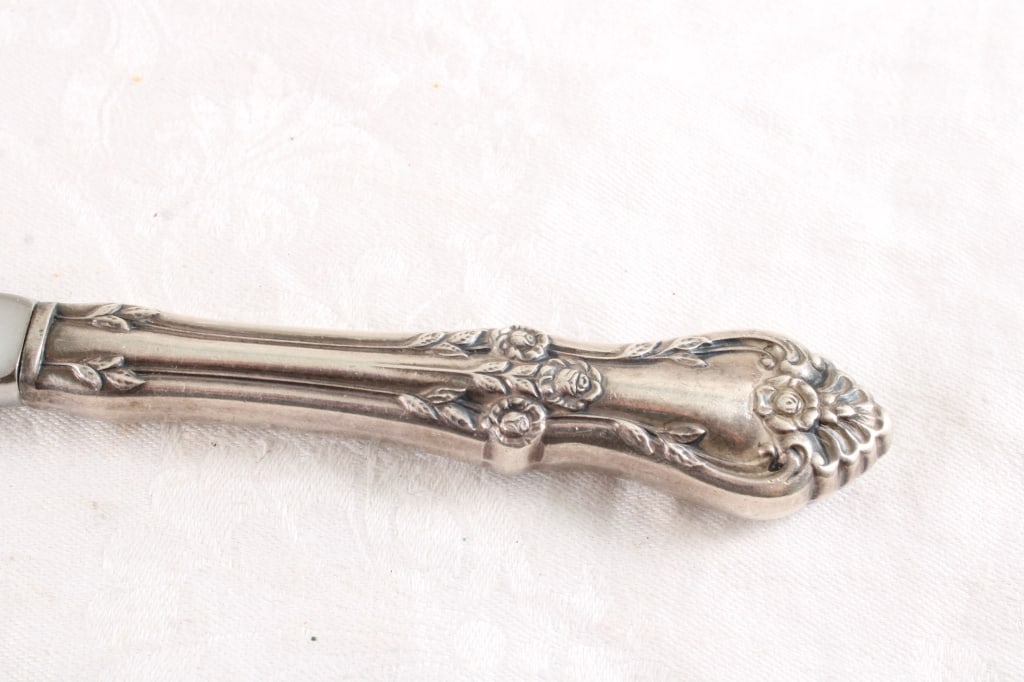 Sterling Silver Oneida Afterglow 2 Forks & Knife - 12