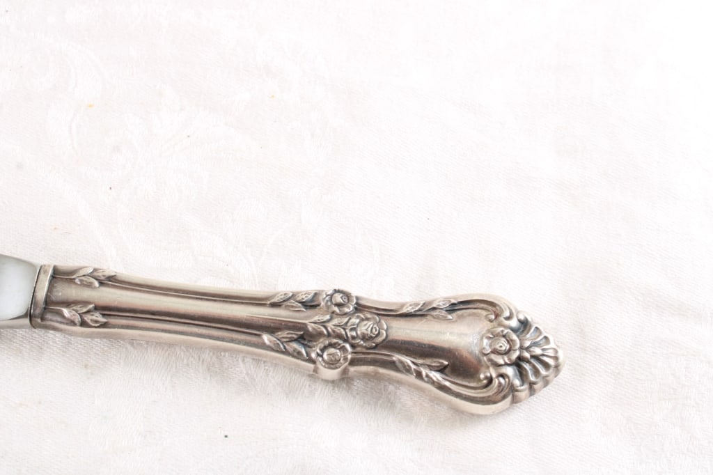 Sterling Silver Oneida Afterglow 2 Forks & Knife - 4