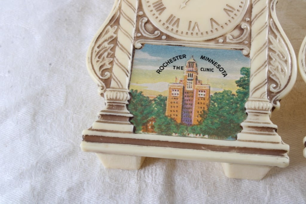 The Clinic Rochester MN Clock S&P Shakers - 3