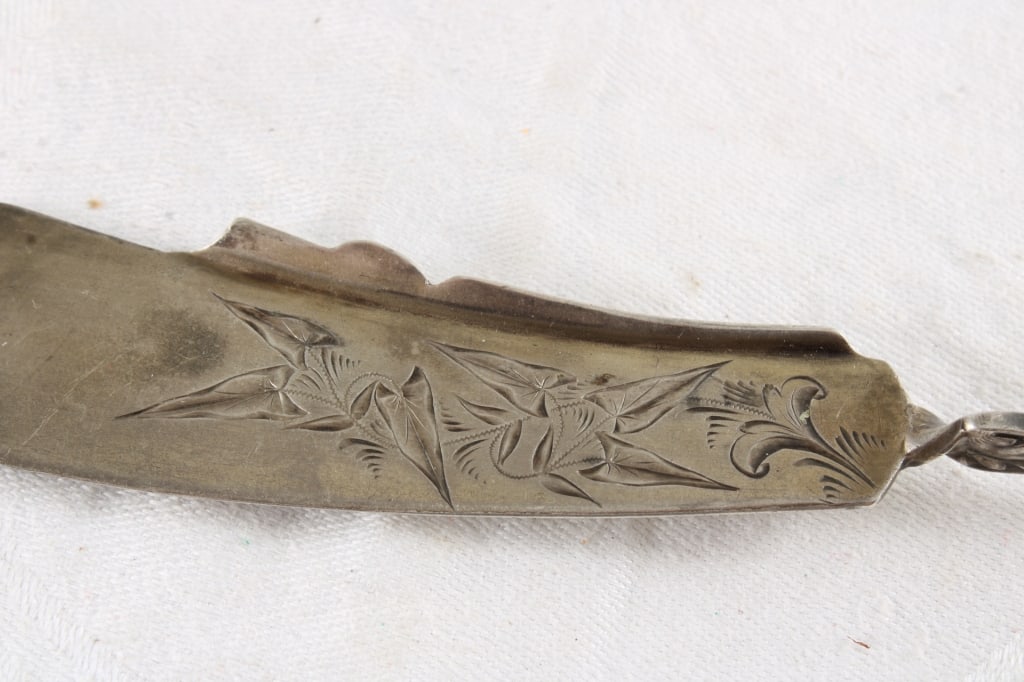 RM&S Sterling Silver Ca. 1896 Ornate Butter Knife - 2