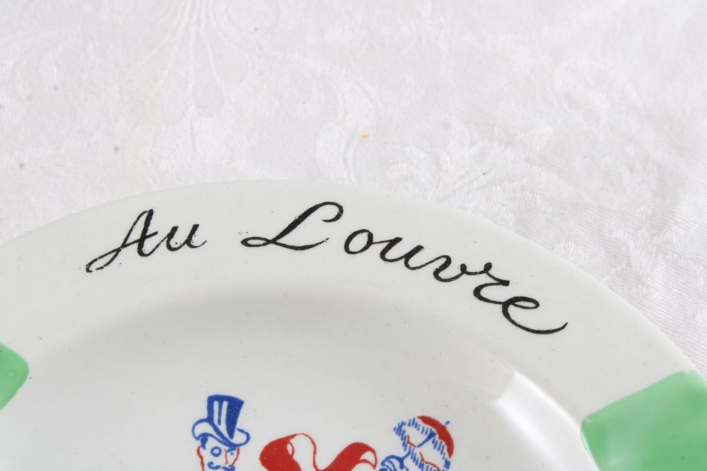 1950's Au Louvre Ashtray K&G Luneville France - 2