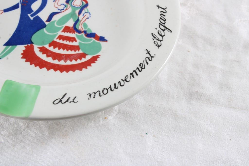 1950's Au Louvre Ashtray K&G Luneville France - 5