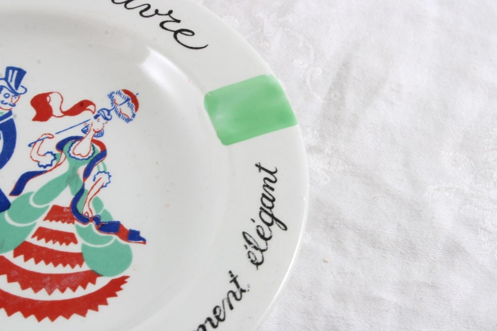 1950's Au Louvre Ashtray K&G Luneville France - 6