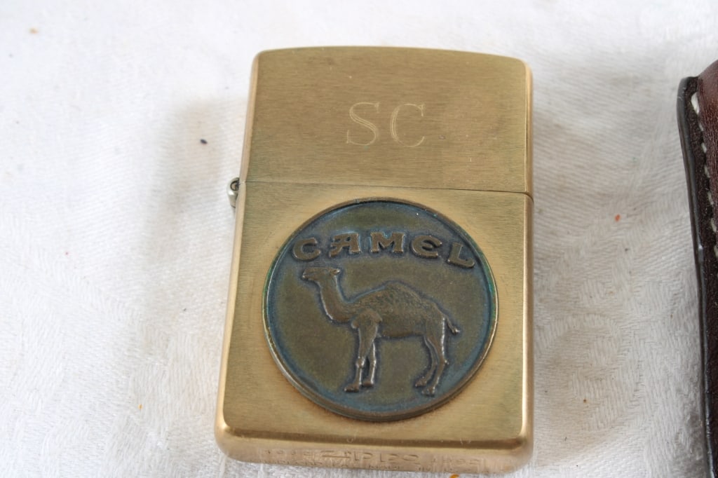 1932-1992 Brass Camel & Other Zippo Lighter & Case - 6