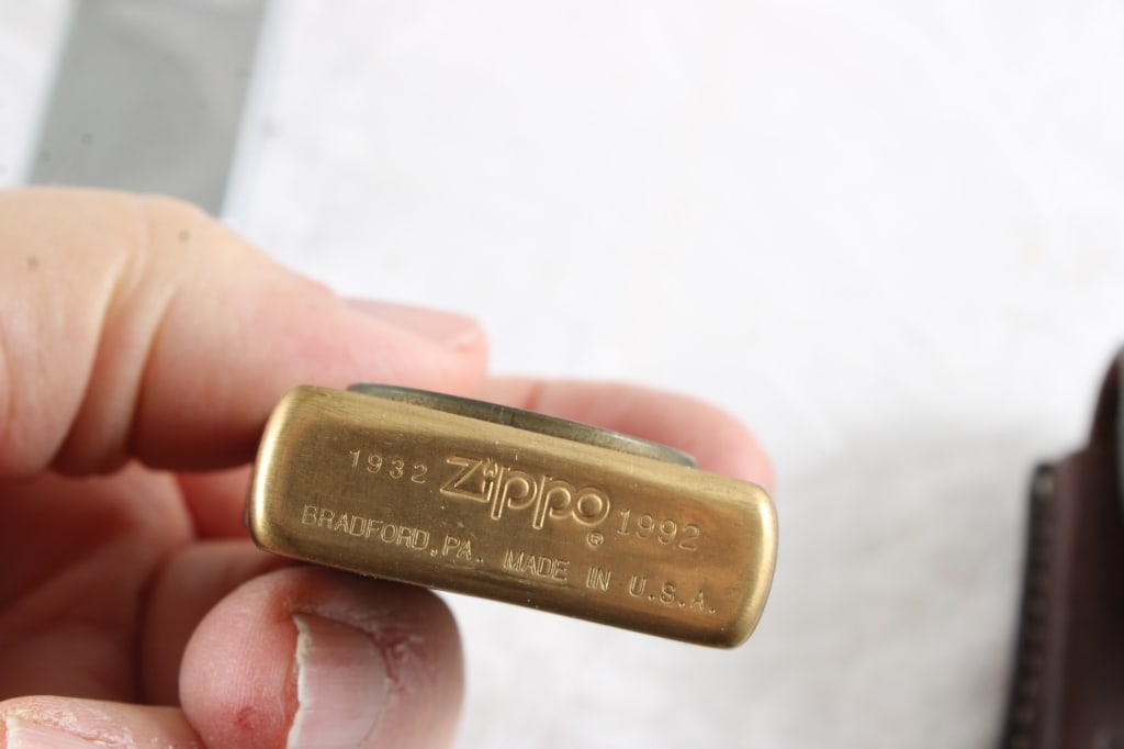 1932-1992 Brass Camel & Other Zippo Lighter & Case - 7