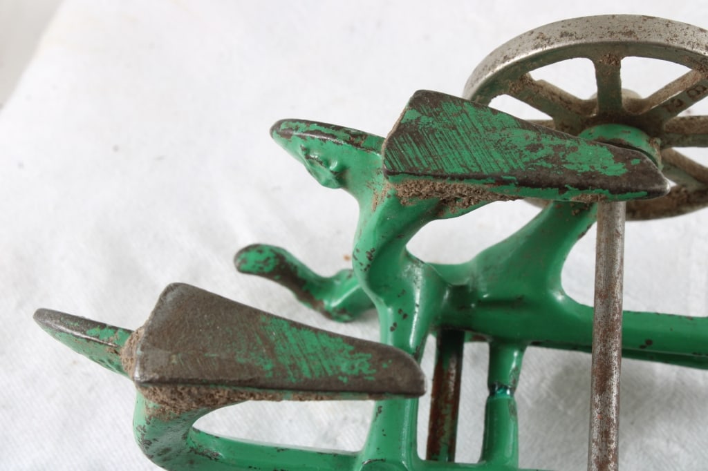 Arcade Cast Iron Toy Plow & Wheelbarrow - 13