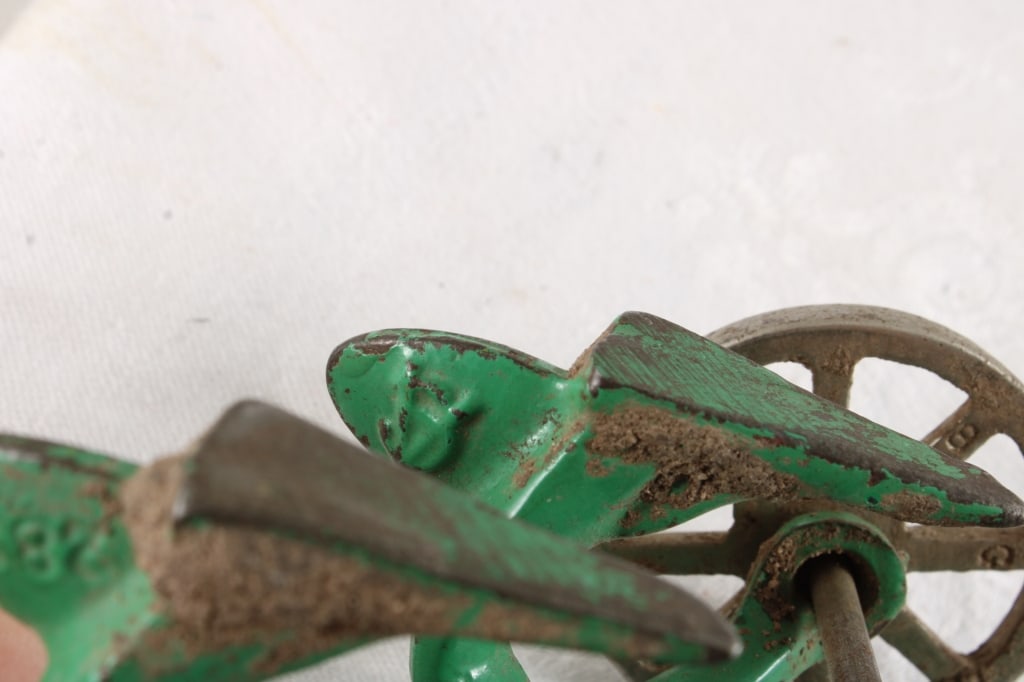 Arcade Cast Iron Toy Plow & Wheelbarrow - 15