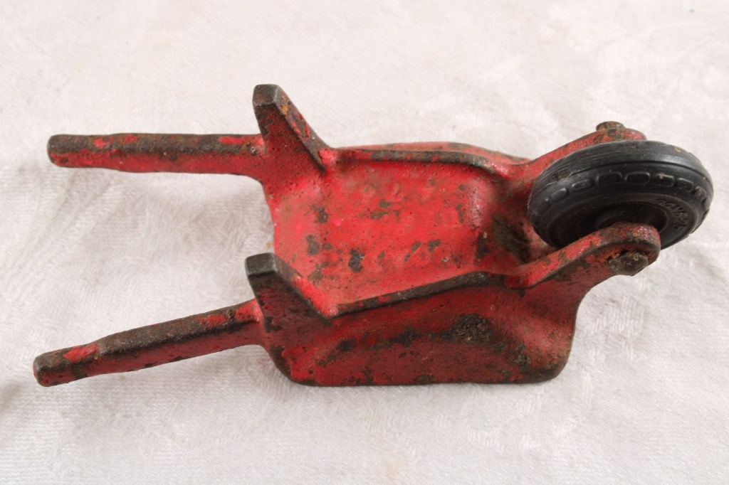 Arcade Cast Iron Toy Plow & Wheelbarrow - 5