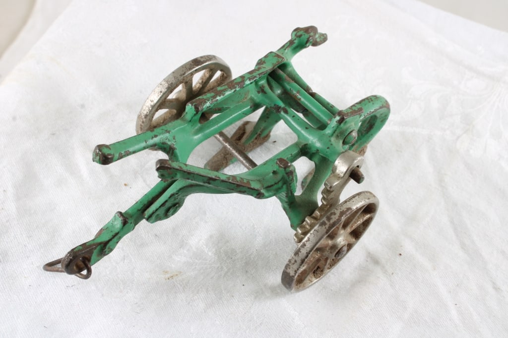 Arcade Cast Iron Toy Plow & Wheelbarrow - 9