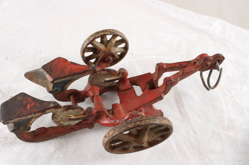 2 Arcade Cast Iron Toy Plows - 10