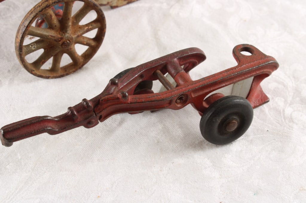 2 Arcade Cast Iron Toy Plows - 2