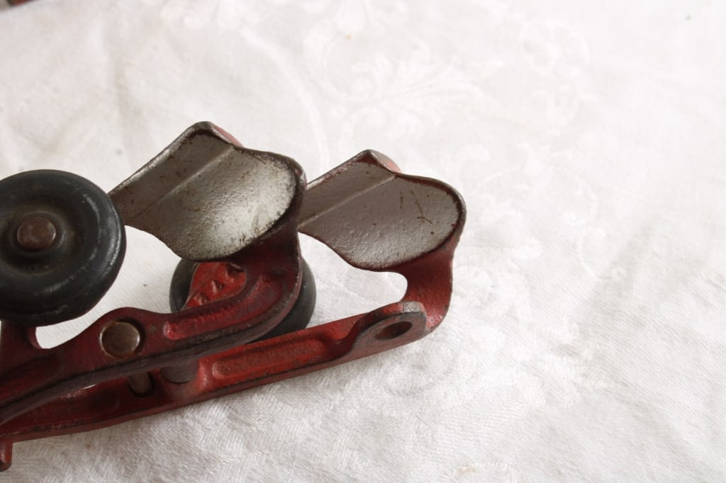 2 Arcade Cast Iron Toy Plows - 3