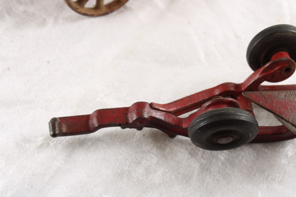 2 Arcade Cast Iron Toy Plows - 4