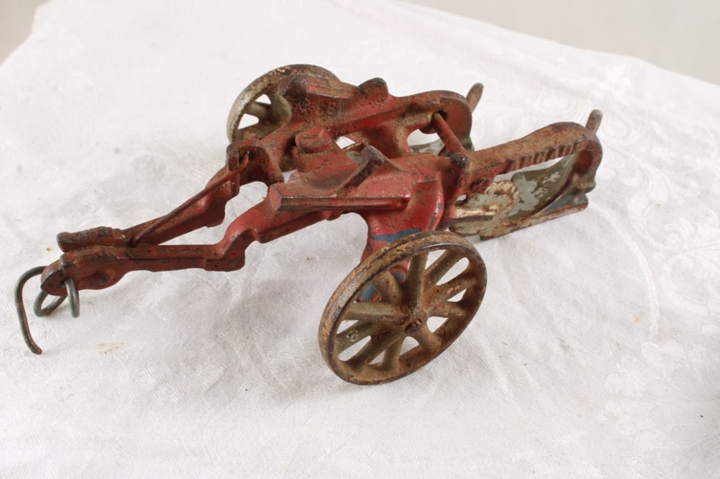 2 Arcade Cast Iron Toy Plows - 6