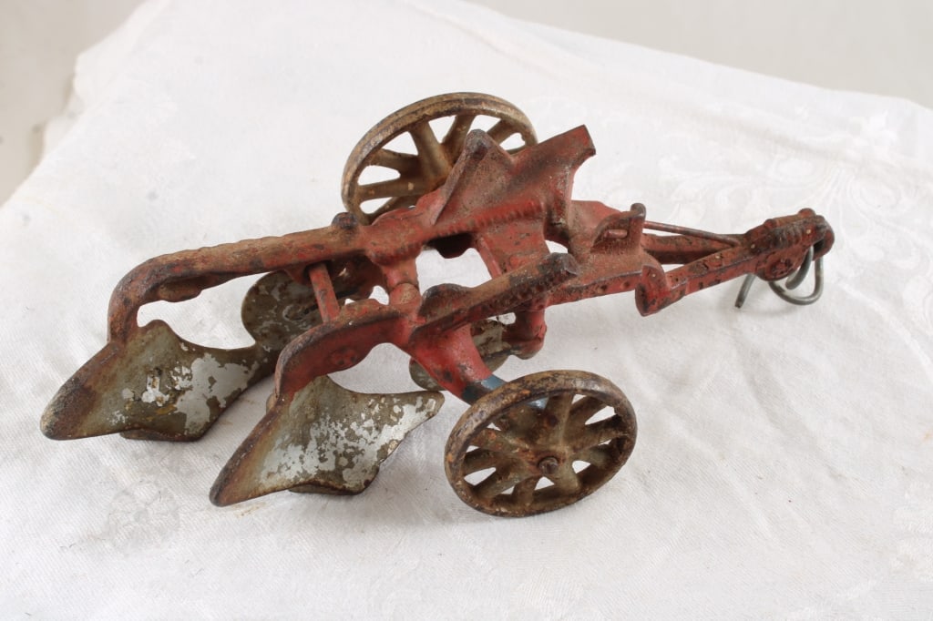 2 Arcade Cast Iron Toy Plows - 9