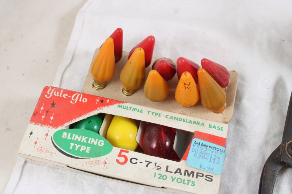 Old Bells, Scissors, Christmas Light Bulbs & more - 2