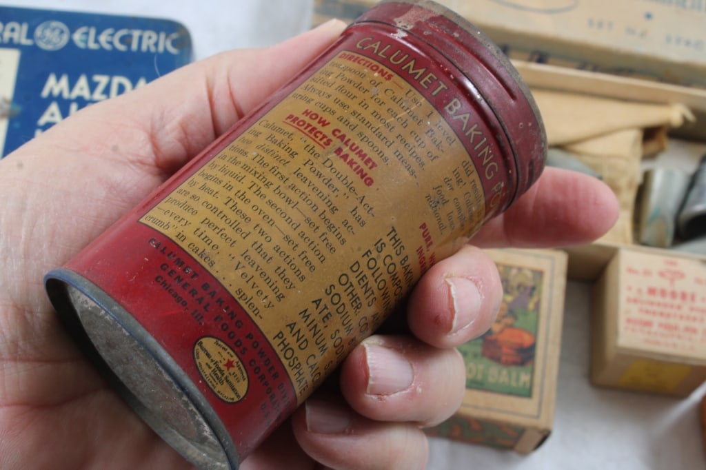 Vintage Advertising Tins & Boxes -Sample Sizes - 11