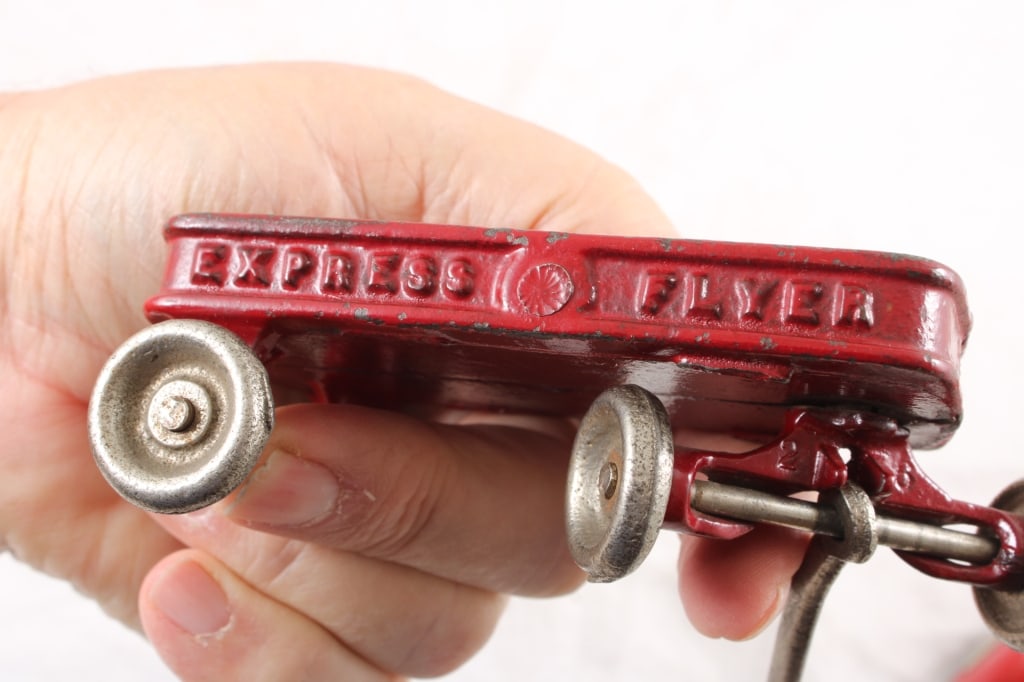 Cast Iron Express Flyer & Hallmark Scamp Wagons - 14