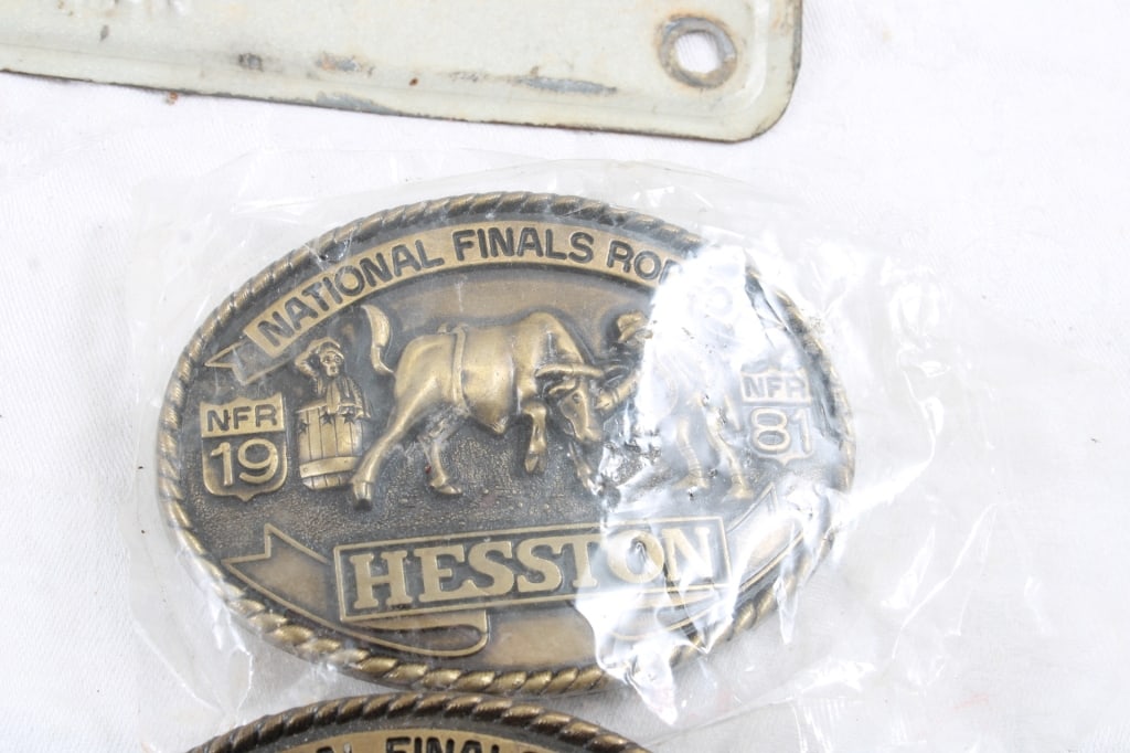 MN Utility Plate, Hesston Rodeo Buckles & More - 12