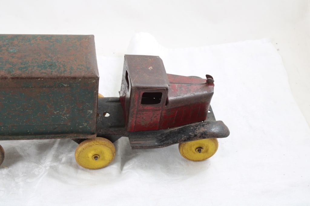 1930's Girard Pressed Steel Delivery Truck 12" - 7