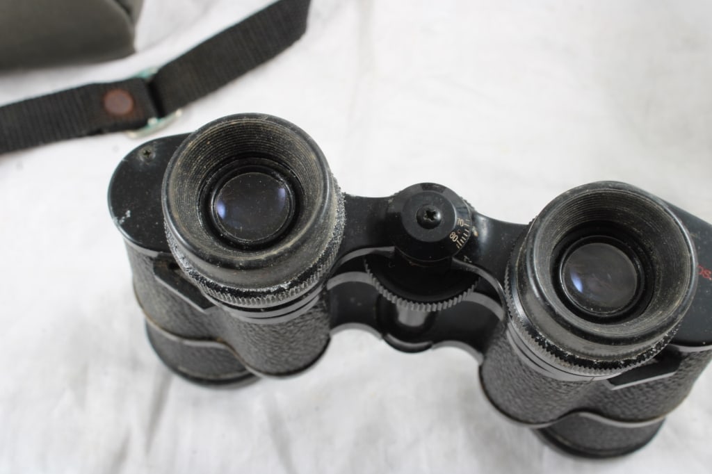 Precision 2 Lb. Postal Scale & 2 Sets Binoculars - 10