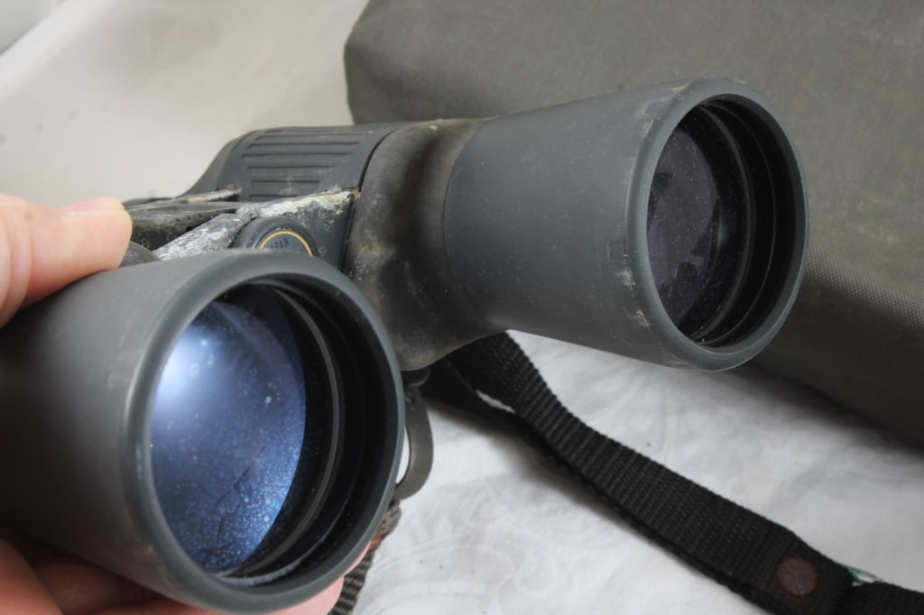 Precision 2 Lb. Postal Scale & 2 Sets Binoculars - 5