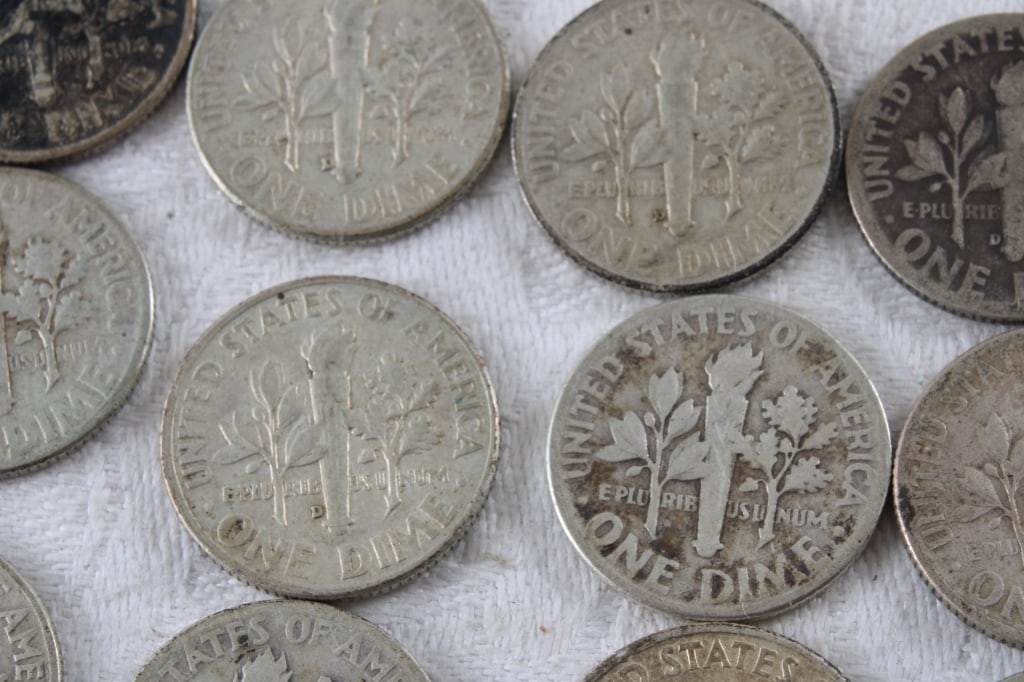 19 Roosevelt Silver Dimes & 1 Mercury Dime - 16