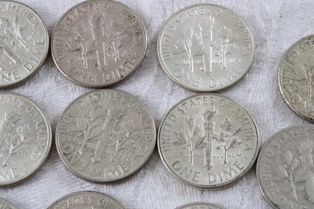 20 Roosevelt Silver Dimes - 16
