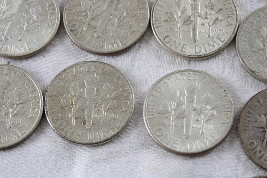 20 Roosevelt Silver Dimes - 19