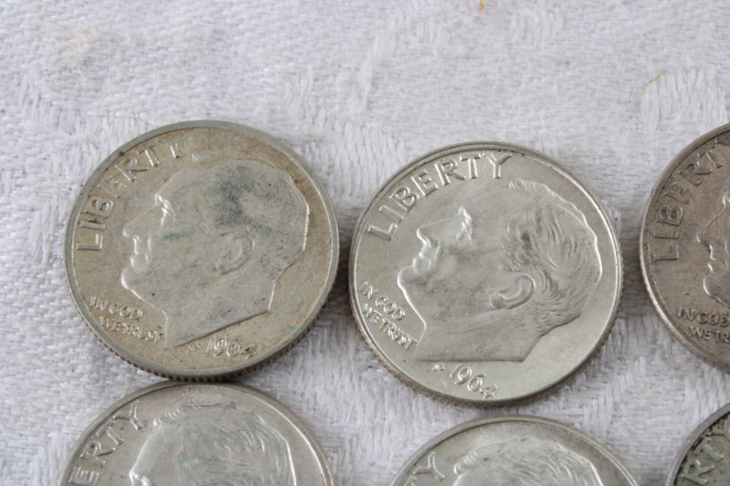 20 Roosevelt Silver Dimes - 2