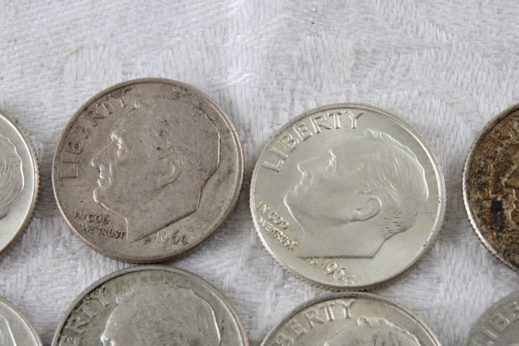 20 Roosevelt Silver Dimes - 3