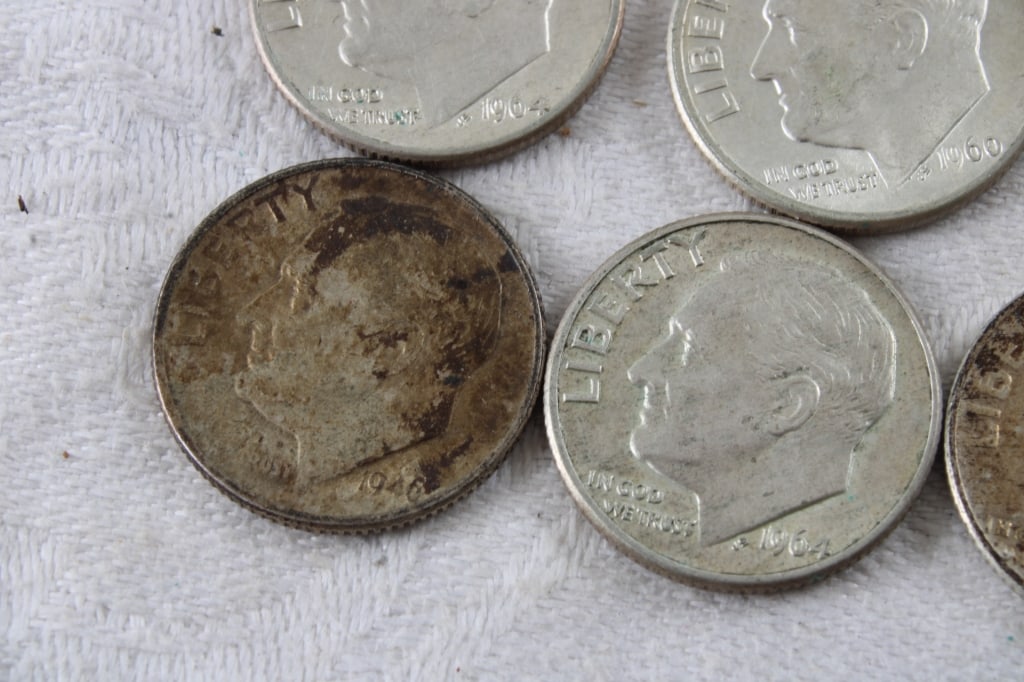 20 Roosevelt Silver Dimes - 8