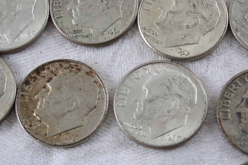 20 Roosevelt Silver Dimes - 9