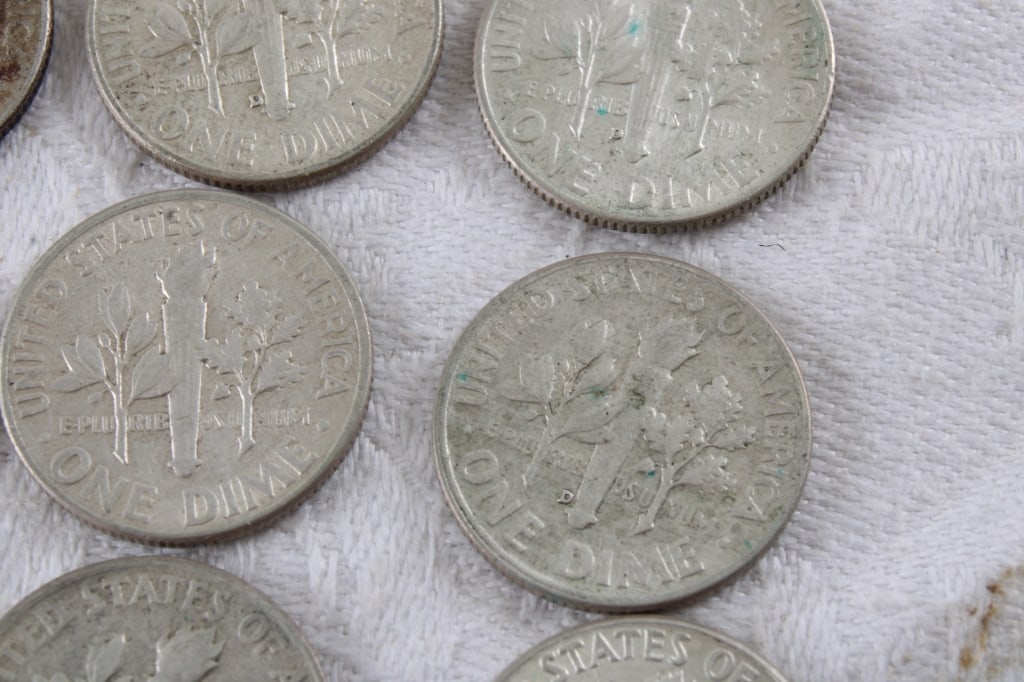 20 Roosevelt Silver Dimes - 20