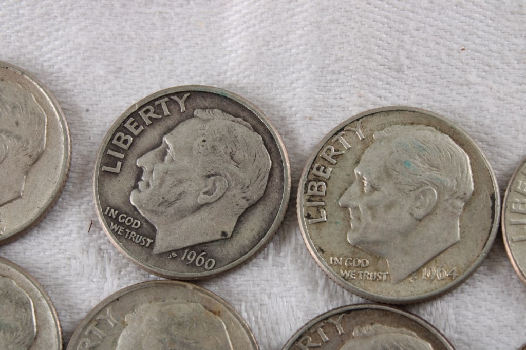 20 Roosevelt Silver Dimes - 3