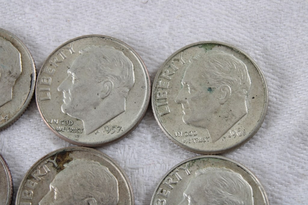 20 Roosevelt Silver Dimes - 4