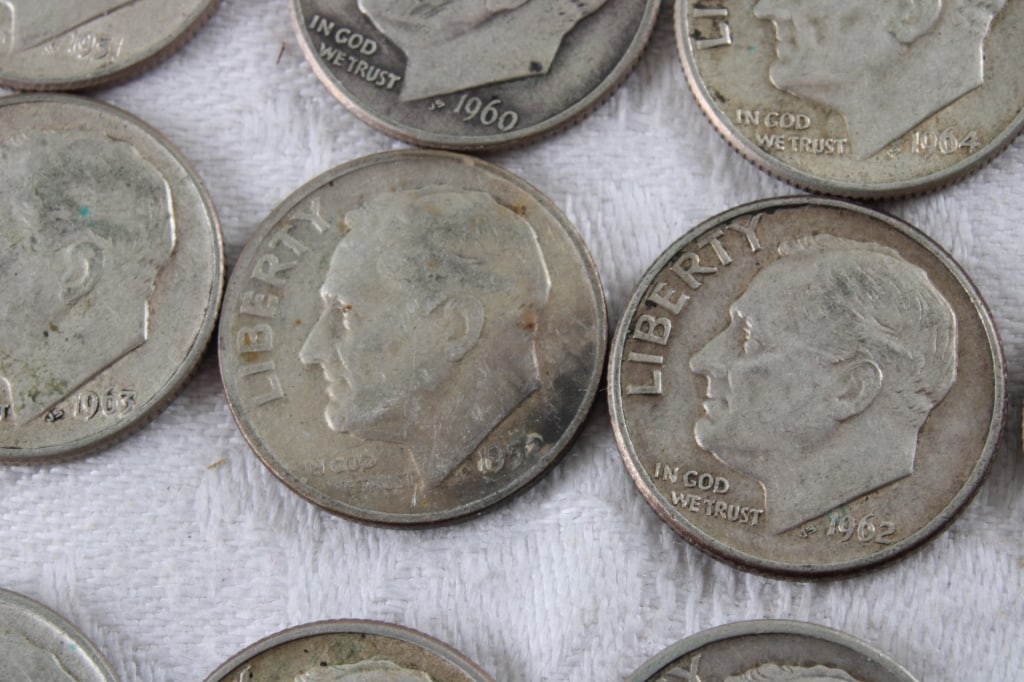 20 Roosevelt Silver Dimes - 6