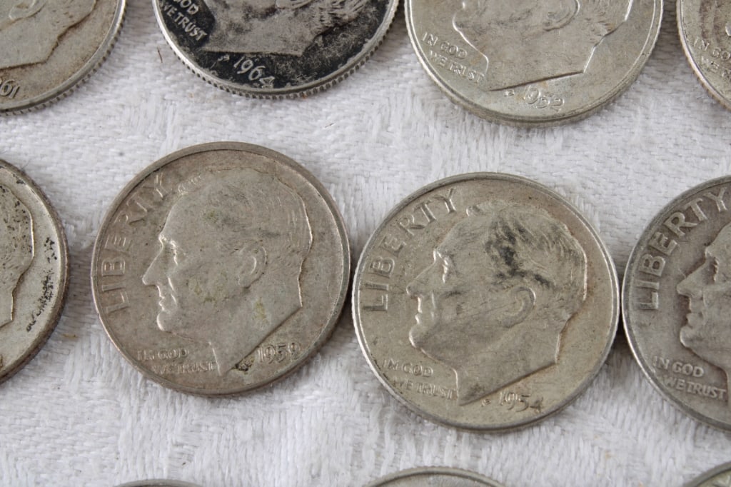 20 Roosevelt Silver Dimes - 6