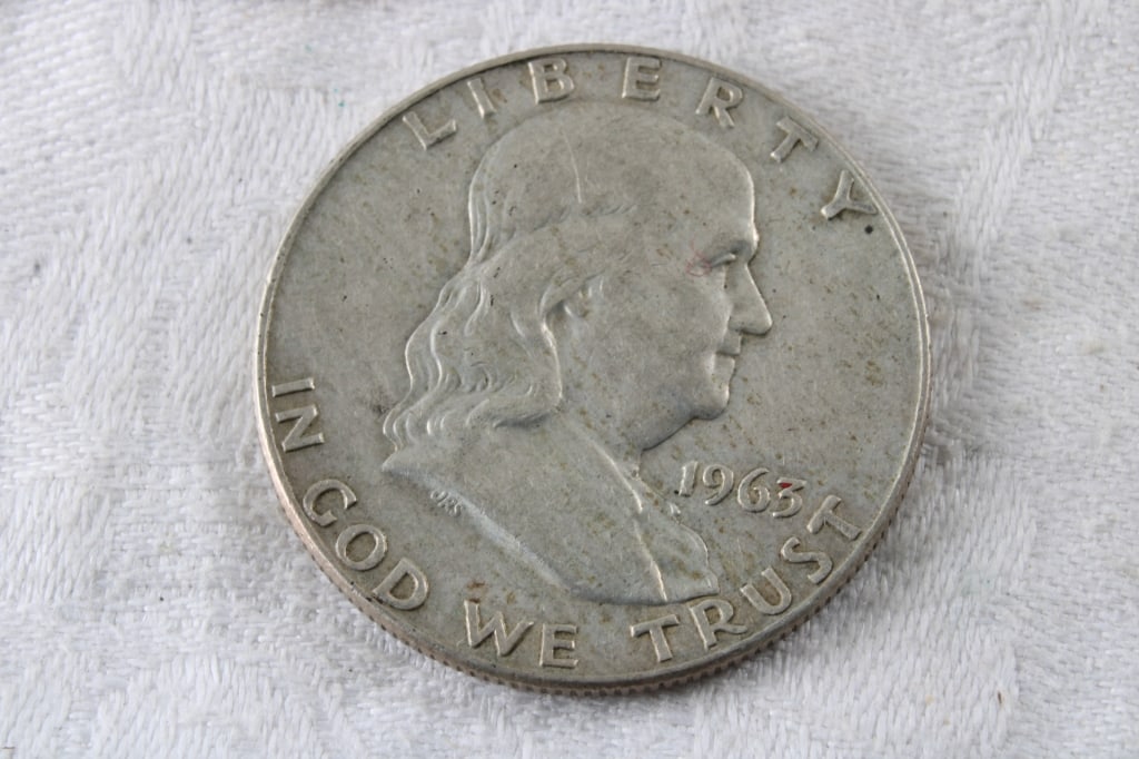 1899 Barber Half, 1942 Half & 1963 Franklin Half - 7