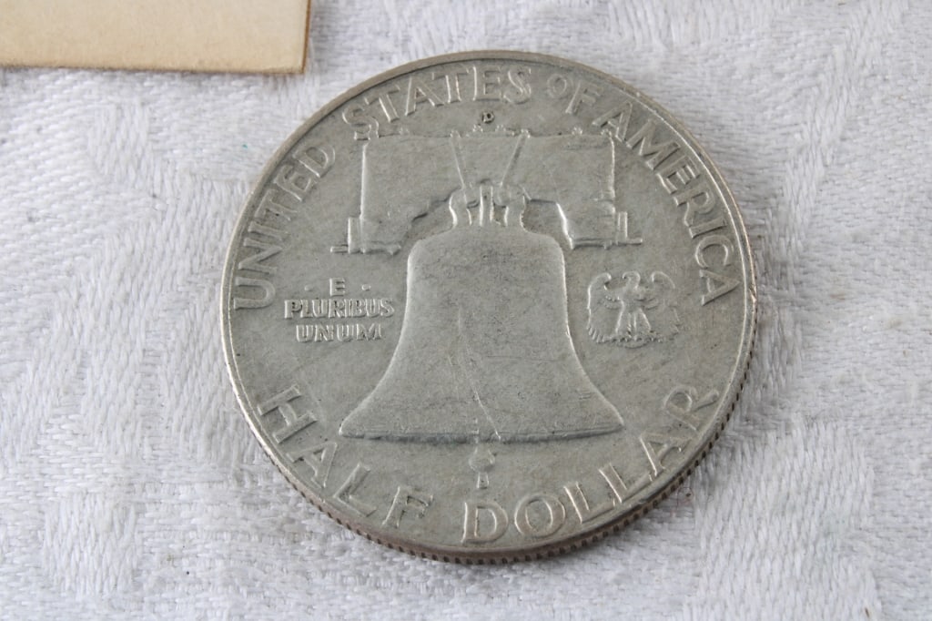 1899 Barber Half, 1942 Half & 1963 Franklin Half - 8