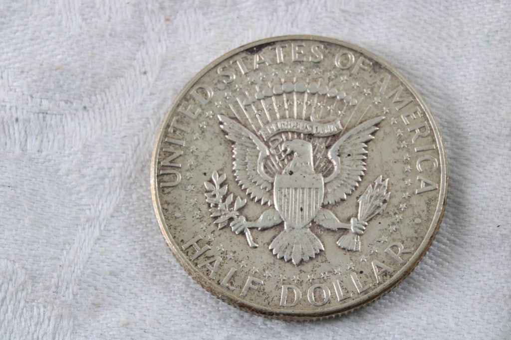 1942 Mercury Dime &1964 JFK Half Dollar - 3