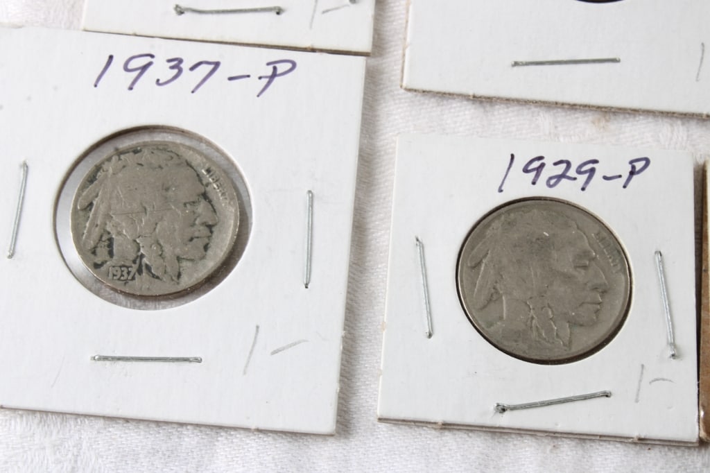 29 Buffalo Nickels & 1866 3 Cent Nickel - 11