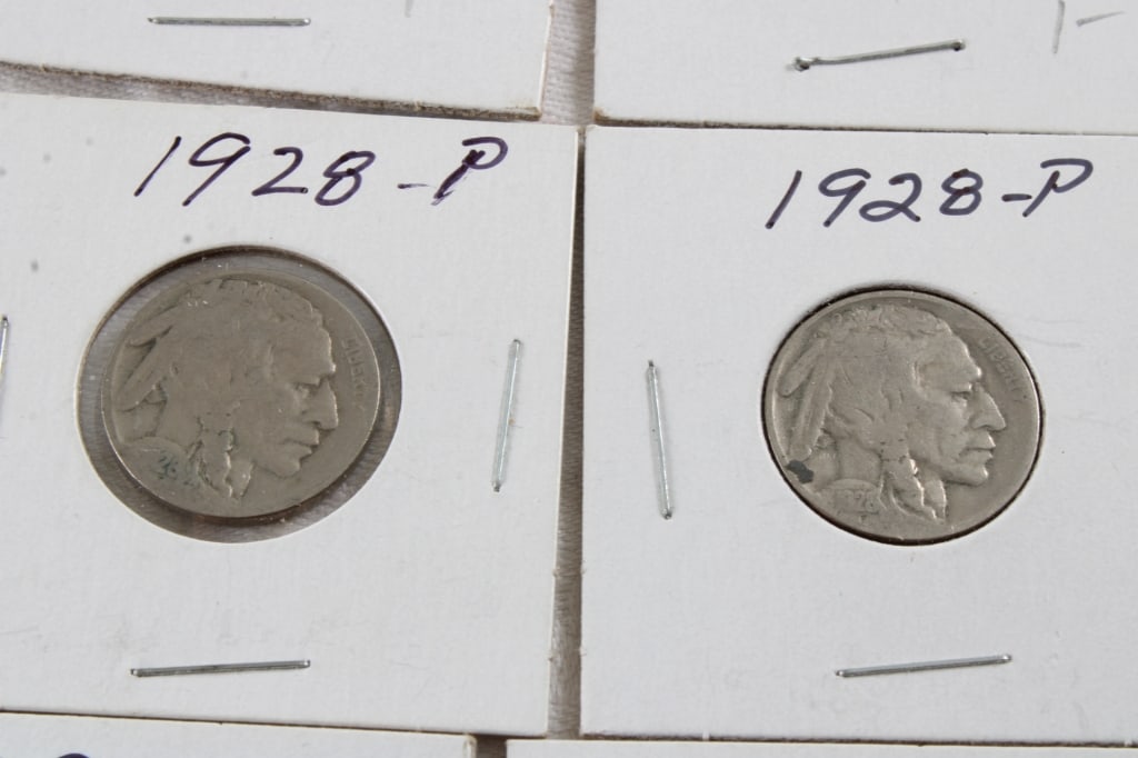 29 Buffalo Nickels & 1866 3 Cent Nickel - 5
